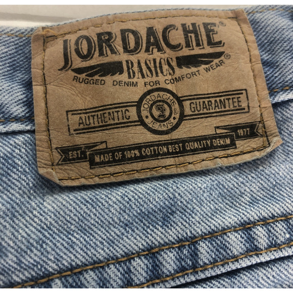 Vintage 80s Women's Jordache Mom Jeans 26x29 High Waist Tapered Leg Blue Denim - Picture 10 of 11
